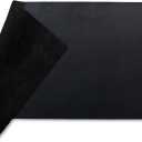 Genuine Leather Desk Pad, Office Desk Mat, Large Desk Blotter, Desk Protector, and Mouse Pad 31.5" x 15.75" (1.8-2.0 mm) Black, Waterproof, Premium Quality for Desk Surface Protection and Comfort