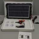 POWOXI Upgraded 7.5W-Solar-Battery-Trickle-Charger-Maintainer-12V Portable Waterproof Solar Panel Trickle Charging Kit for Car, Automotive, Motorcycle, Boat, Marine, RV,Trailer, Snowmobile, etc.