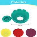 4pcs Silicone Popsicles Holders for Kids Ice Cream Holder for toddler Popsicle Drip Catcher for Kids Summer Days And Party Present