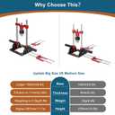 Upgraded Drill Guide, Max Portable Drill Guide, Multi Angle Drill Guide for Straight Holes, Self-Centering Pins, Adjustable Angle from 0 to 60, Chuck Clamping Range for 1/16-1/2" (1.5-13mm)