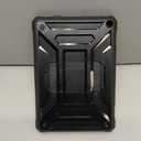 DICEKOO Case for iPad (A16) 11th Generation 11-inch 2025 / iPad 10th Generation 10.9-inch 2022, Rugged Full Body Protective Cover with Pencil Holder, Built-in Screen Protector and Kickstand - Black