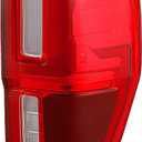 LED Tail Lights Assembly Compatible With 2019-2023 Ford Ranger w/Blind Spot (Module NOT Included) TailLight Rear Brake Lamp Signal Includes Light Bulb Right Passenger Side KB3Z13404G