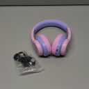 iClever BTH12 Kids Bluetooth Headphones,Colorful LED Lights,74/85dBA Safe Volume,85H Playtime,Bluetooth 5.2,Over Ear Headphones Built-in Mic for iPad/Tablet/Airplane,Blossom Pink