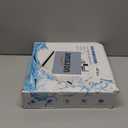 Voolan All Metal Shower Head with Extension Arm, Stainless Steel Waterfall Rainfall Showerheads, High Flow Bathroom Square Rain Shower Head (12 Shower Head with 16 Shower Arm, Chrome)