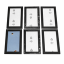 6 Packs 3x5 Picture Frame Black