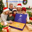 Fishing Advent Calendar 2025, Fishing Lure Advent Calendar 2025 in 24 boxes 24 Days, Fishing Christmas Calendar Gift for Men Dad Fisher Father Boyfriend Brother Teen Grandpa Lovers Stuffers