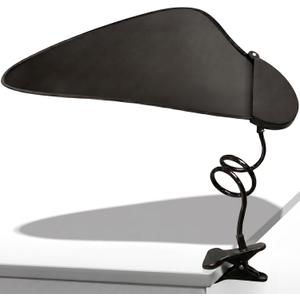 Livvie Cubicle Shade Adjustable Clip-On Desk Shade to Block Light & Reduce Glare Portable Shield to Block Overhead-Light Ideal for Blocking Window Sun Glare