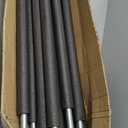 Universal Trampoline Poles, Replacement Poles with Clamp and Hardware, with Enclosure Pole Connecters, Screws and Bolts, Pole Caps, Fits Most Straight Poles Trampoline