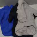 3 Pack Dog Sweater Fleece Turtleneck Soft Warm Sweatshirt Dog Sweaters for Small Dogs Puppy Sweater Boy Girl Pet(Gray+Royal Blue+Navy,XS)