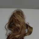 REECHO Ponytail Extension, 24" Claw Clip in Ponytail Extensions Long Curly Wavy Ponytail Hair Extension Jaw Clip on Pony Tails Hairpiece for Women - Medium Blonde with Blonde Highlights