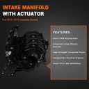 XUNUOPARTS 2.4L L4 Intake Manifold with Actuator Compatible with 2015-2019 Hyundai Sonata 2018-2021 Hyundai Tucson Replace# 28310-2GGA0 283102GGA0