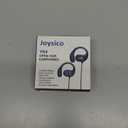 Joyico Wired Open Ear Headphones with Microphone, Volume Control, Wrap Around Ear Hook & Case, Over Ear Earbuds for Sport Running, On Ear Out of Ear Earphones Comfortable for Sensitive & Small Ears