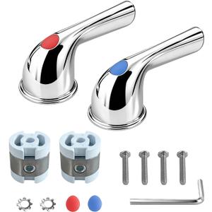 2 Pack Shower Faucet Handles,Compatible with Danco 80023,Chrome Finish