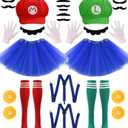 Halloween Costumes Accessories for Adults Women - Duo Halloween Costumes for Best Friends - 2 Person Cosplay Party Set for Teen Girls