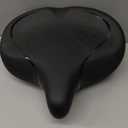 Bike Seat Widen&Thicken Bike Saddle Soft Shock Absorption Oversize Bike Cushion Hollow Breathable Road Cycling Fit for Seat Bike, Black