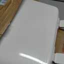 Bemis 7300SLEC Slow Close Toilet Seat, Easy Clean Hinges and Durable Plastic Seat, Made in USA, Elongated, White