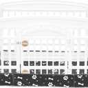 Dog Playpen Bottom Pad Fits for 36 Inch 4 Panels Exercise Pet Playpen, Dog Crate Pad Puppy Playpen Pad, Hoop and Loop Design (Note: Playpen Not Included). -Black