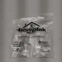 HOMOTEK 2 Pack Hinge Pin White Door Stopper,Adjustable Deluxe Heavy Duty Door Stopper 2-1/2"x1-3/4”,with White Rubber Bumper Tips
