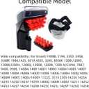 1400B Little Green Machine Multi-Purpose Tools Brush Compatible for bissell 1400B 4075 3194 3353 2458 3588F 1986 1425 1844 2290A 1400W 1425W Tough Stain Brush Tool Black Attachments