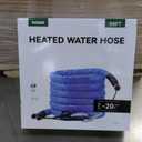 RVGUARD 50FT Heated Water Hose for RV, -20  Freeze Protection Heated Water Hose with Energy-Saving Thermostat, Lead and BPA Free for RV/Home/Garden