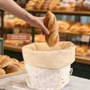 Bread Bags for Homemade Bread, Sourdough Bread Bags Baking Supplies, Beeswax Bread Bags for Sourdough, Reusable Beeswax Bread Bag Container Storage, Sourdough Starter Kit, Sour Dough Starter Kits