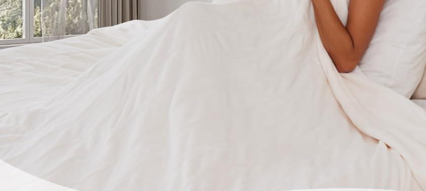 Electric Heated Blanket 72"x84" Full Size, Soft Coral Fleece, Cozy Plush Fabric for Home, White