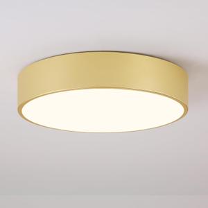 5CCT Modern Gold Close to Ceiling Light Fixtures,15.8 Inch Large Ceiling Lighting,Dimmable LED Ceiling Lamp for Bedroom, Living Room, Laundry Room