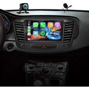 2G+64G Screen for Chrysler 200 Radio 2015 2016 2017 2018 2019, 9 inch Touch Screen Chrysler 200 Android Car Stereo, Carplay/Android Auto/Bluetooth/EQ Audio/SWC