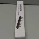 BaiNong 13 inch Valet Rod for Closets Pull Out Closet Valet Rod Slide Out Silver Pull Out Clothes With 7 Hooks Belt Organizer for Closet Tie Rack Hanger for Closet