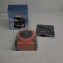 10W Solar Fan with Mister, Misting Camping Fan with Solar Panel, Portable Outdoor Fans, 8 Inch Battery Operated Rechargeable Cooling Fans with Water Spray for Travel/ Beach/ Chicken Coop