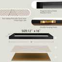 Ronasip Set of 3 Simple Line Print, Minimalist Wall Art, Contemporary Home Decor Modern Wall Art Modern Neutral Abstract Printable Wall Art (Black, 12x16 inch, Framed)