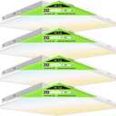 2x2 LED Light Flat Panel 4Pack,40/35/30/25/20W,5 Color Temps 2.7K/3K/3.5K/4K/5K,Dimmable (0-10V) Recessed Drop Ceiling Lights,5200 LM Fixture Flush Mount Ceiling for Office Kitchen Garage ETL-4Pack