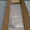 2 Pack Acrylic Magazine Holder Wall, 24 Inch Clear Floating Shelves Wall Mount Brochure Record Holder, Hanging Scalloped Bookshelf Literature Organizer for Nursery Waiting Room Living Room Office