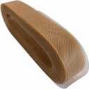 Abbaoww 50 Yards Stiff Brown Horsehair Braid 1 Inch Wide for Sewing Wedding Dress Dance Gowns Accessories Shaping Trimming