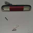 Partsam Red/White 12 LED Smoke Lens Chrome Housing Tail High Mount 3rd Third Brake Light Cargo Lamp Waterproof Replacement for Ford F-250 F-350 F-450 F-550 Super Duty 1999-2016 /Ford Ranger 1993-2011