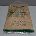 SMARTAKE 200 Pcs Parchment Paper Baking Sheets, 13x18 Inches Non-Stick Precut Baking Parchment, for Baking Grilling Steaming Bread Cup Cake Cookie and More (Unbleached)