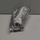 Spice Rack Wall Mounted 4 Pack,Space-Saving Spice Organizer for Spice Jars and Seasonings,Screw or Adhesive Hanging Spice Rack Organizer for Your Kitchen Cabinet,Pantry Door,11.41x2.75x2.75in (Black)