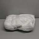 Pozino Flat Thin Pillows for Sleeping - Queen Size 1 Pack Slim Bed Pillows for Side Back Stomach Sleepers,2.5 inch Height Ultra Low Pillows,Down Alternative Filling (White)