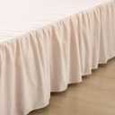 Bed Skirt, King size, PInk Beige