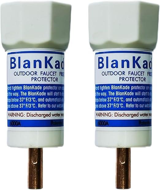 BlanKade Outdoor Faucet Freeze Protector for Outdoor Faucets That are Exposed to Freezing Temperatures,Outdoor Faucet Freeze Protector| Durable Replacement for Faucet Covers for Winter ((2 Pack))