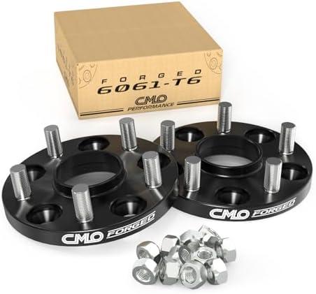 Customadeonly 2 Pieces 0.59" 15mm Black Hub Centric Wheel Spacers Adapters Bolt Pattern 5x114.3 Center Bore 64.1mm Fits Honda Acura