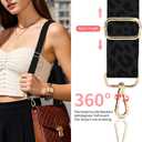 Purse Strap Replacement Belt Crossbody 1.5" Wide Golden Buckle Cute Shoulder Strap Durable Adjustable Guitar Straps for Canvas Bag Handbag Cute Black Leopard