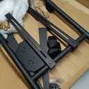 ARES WING TV Mount Designed for GRS1001 Racing Simulator Cockpit, Sim Racing Monitor Stand for Racing Games, Compatible with 32"-50" Monitors, Up to VESA 400x200, Black