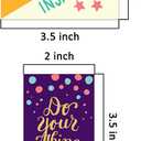 2 x Youngever 300 Pack Motivational Quote Cards, 100 Unique Inspirational Designs Cards, Business Card Sized Encouragement Cards, Gifts for Employees, Thinking of You Gifts, Appreciation Cards, 5 cm x 9 cm