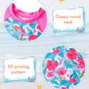 UNIFACO Toddler Girls Swimsuit Rashguard Set Summer Beach Breathable Tankini with UPF 50+ Sun Protection 2-8T (7-8 Years)