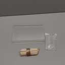 Gejoy Cakesicle Stand Display 12 Holes Acrylic Cake Pop Stand with 12 Pcs Reusable Acrylic Sticks and 50 Pcs Wooden Sticks Clear Ice Holder for Dessert Table Birthday Wedding