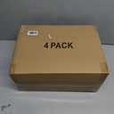 4 Tier Plastic Storage Bins with Lid 23QT, Stackable Storage Containers with Wheels, Folding Storage Boxes, Collapsible Storage Bins, Closet Organizers and Storage for Living Room,Office,Dorm (White)