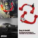 Front Upper Control Arms for 2005-2022 Toyota Tacoma for 1-4" Lift Suspension Tubular Control Arms Replacement Factory/Stock Suspension Arms