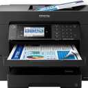 Epson Workforce Pro WF-7840 Wireless Color All-in-One Inkjet Printer - Print Scan Copy Fax - 4.3" Touchscreen LCD, 25 ppm, 4800 x 2400 dpi, Wide-Format 13" x 19", 50-Sheet ADF, Auto 2-Sided Printing