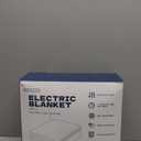 Electric Heated Throw Blanket - 50"x60" Fast Heating Bed Blankets with 6 Heating Levels & 4 Hours Auto Off, Soft Ribbed Flannel Sherpa, Over-Heated Protection ETL, Dark Gray